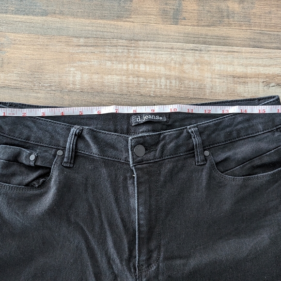 D.jeans woman's black size 14 - Picture 4 of 5